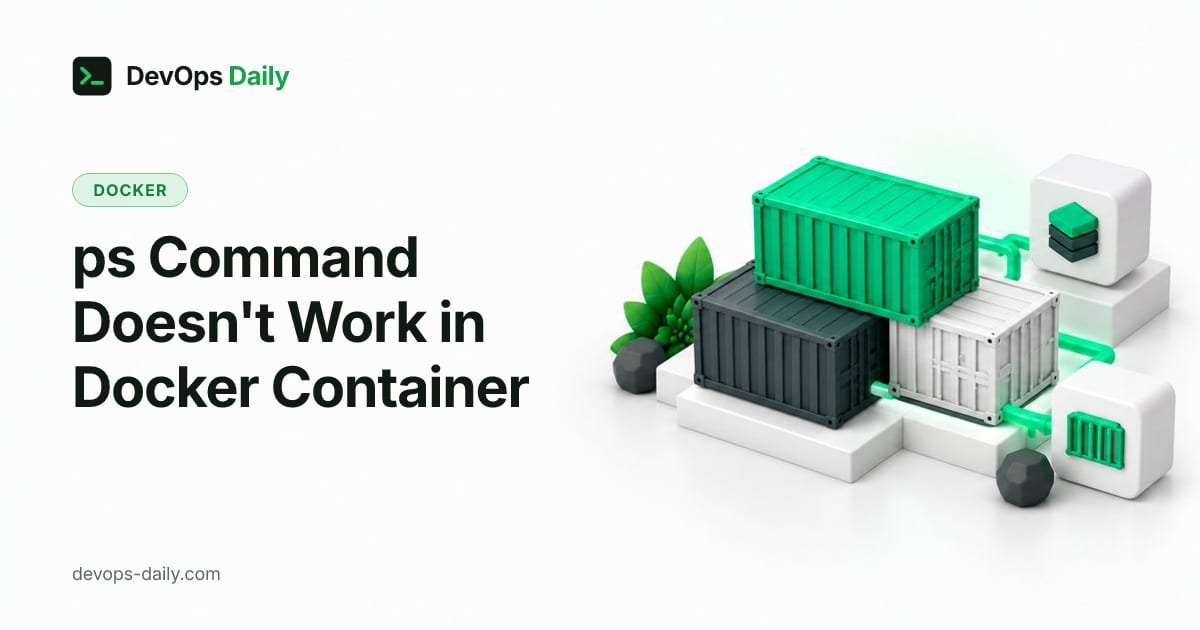ps Command Doesn't Work in Docker Container