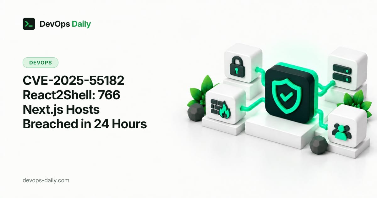 CVE-2025-55182 React2Shell: 766 Next.js Hosts Breached in 24 Hours