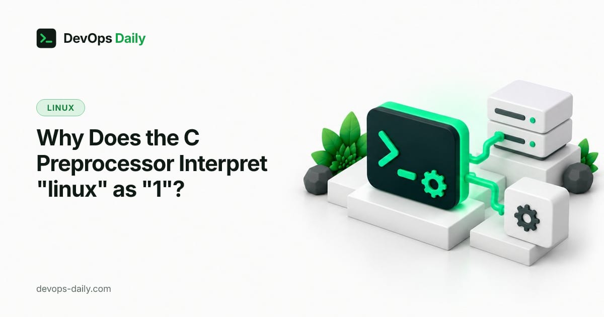 Why Does the C Preprocessor Interpret "linux" as "1"?